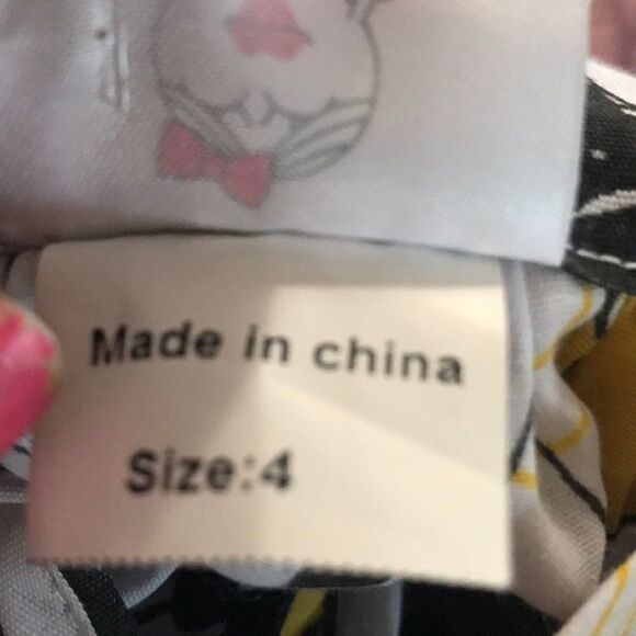 Little Miss Hot Stuff Floral Overall Size 4 NWT - Picture 12 of 12